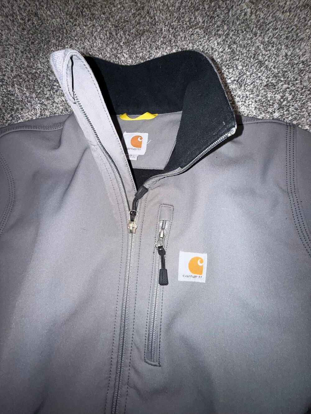 Carhartt Crowley Softshell Jacket Gray Black Men’s Small 102199
